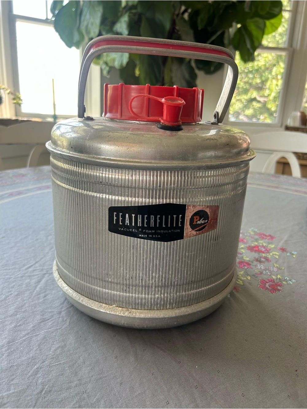 Featherflite by Poloron Mid-Century thermal beverage container - Picture 4 of 7